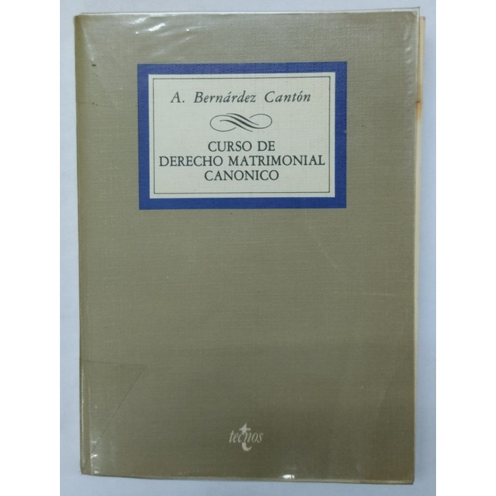 Curso de Derecho Matrimonial canonico